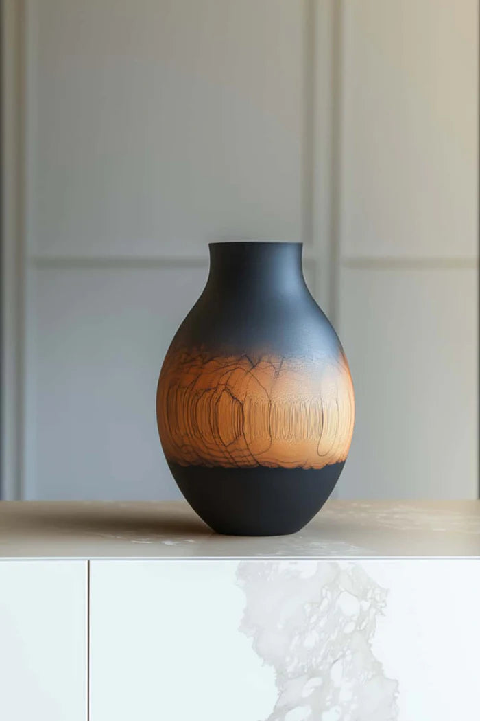 Vase Wood Sculpture