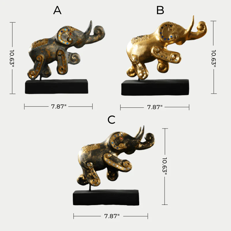 Elephant Wood Sculpture