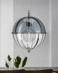 Grafton Glass Globe Pendant Light – Double Glass Designer Hanging Lamp (E27 LED)