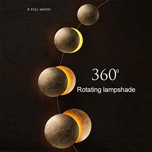 Moon Wall Light – Modern Gold LED Decorative Wall Lamp