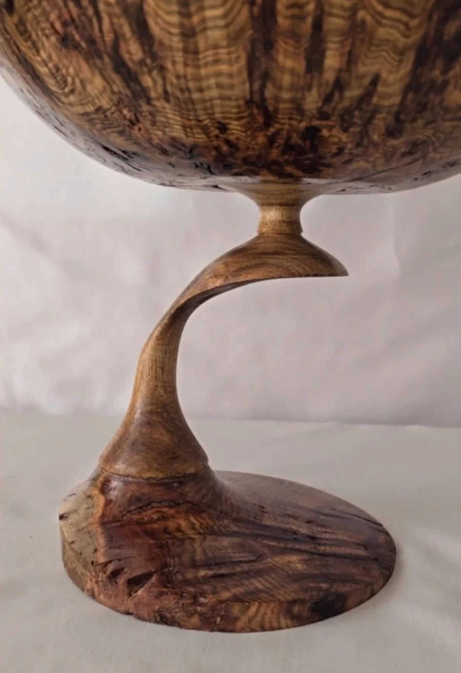 Imbalanced Creation Wood Sculpture