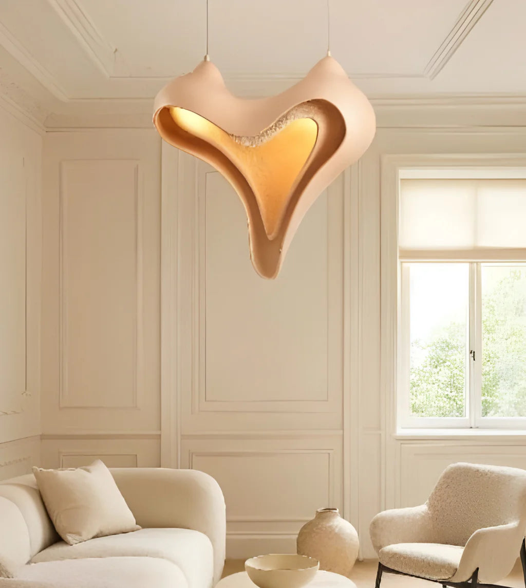 AMORA SCULPTED BLUSH PENDANT LIGHT