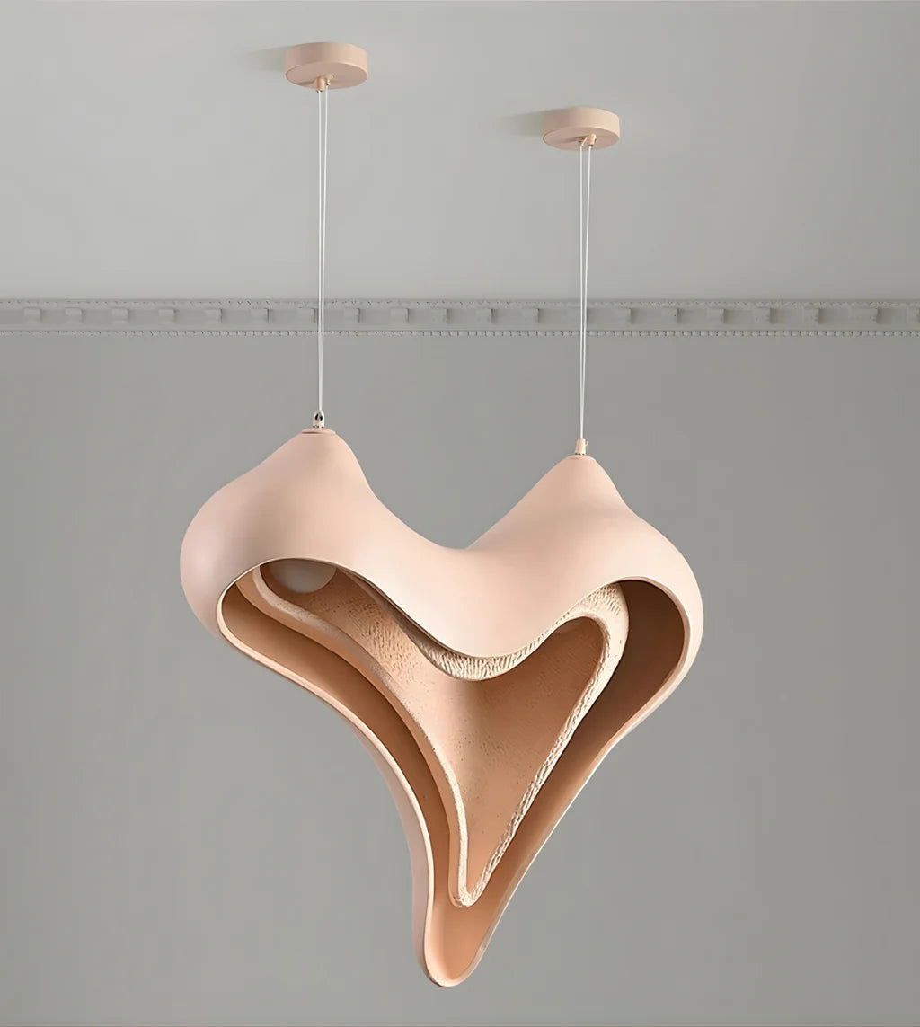 AMORA SCULPTED BLUSH PENDANT LIGHT