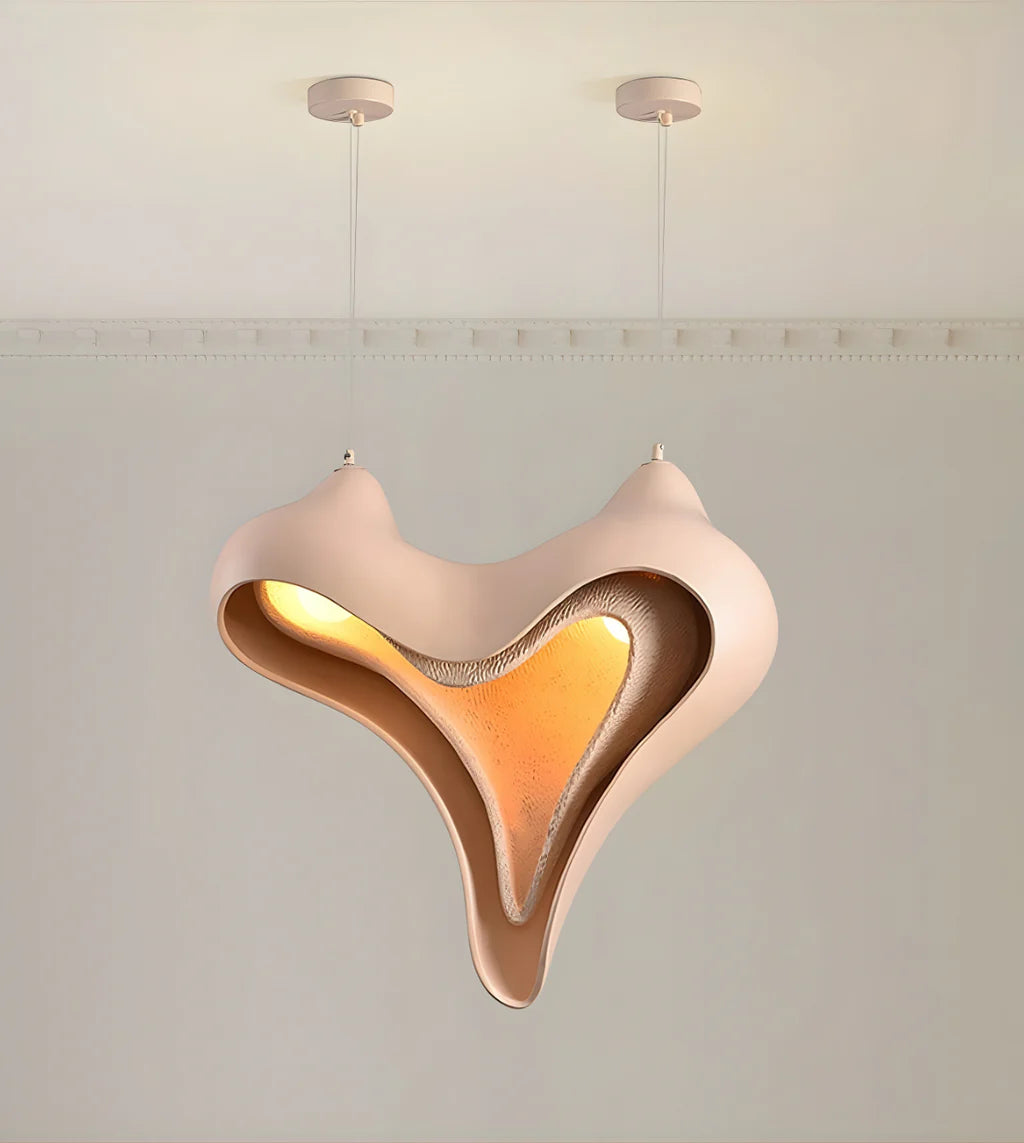 AMORA SCULPTED BLUSH PENDANT LIGHT