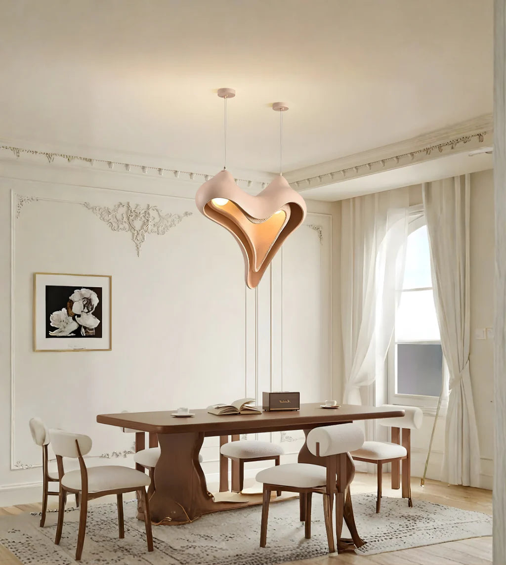AMORA SCULPTED BLUSH PENDANT LIGHT