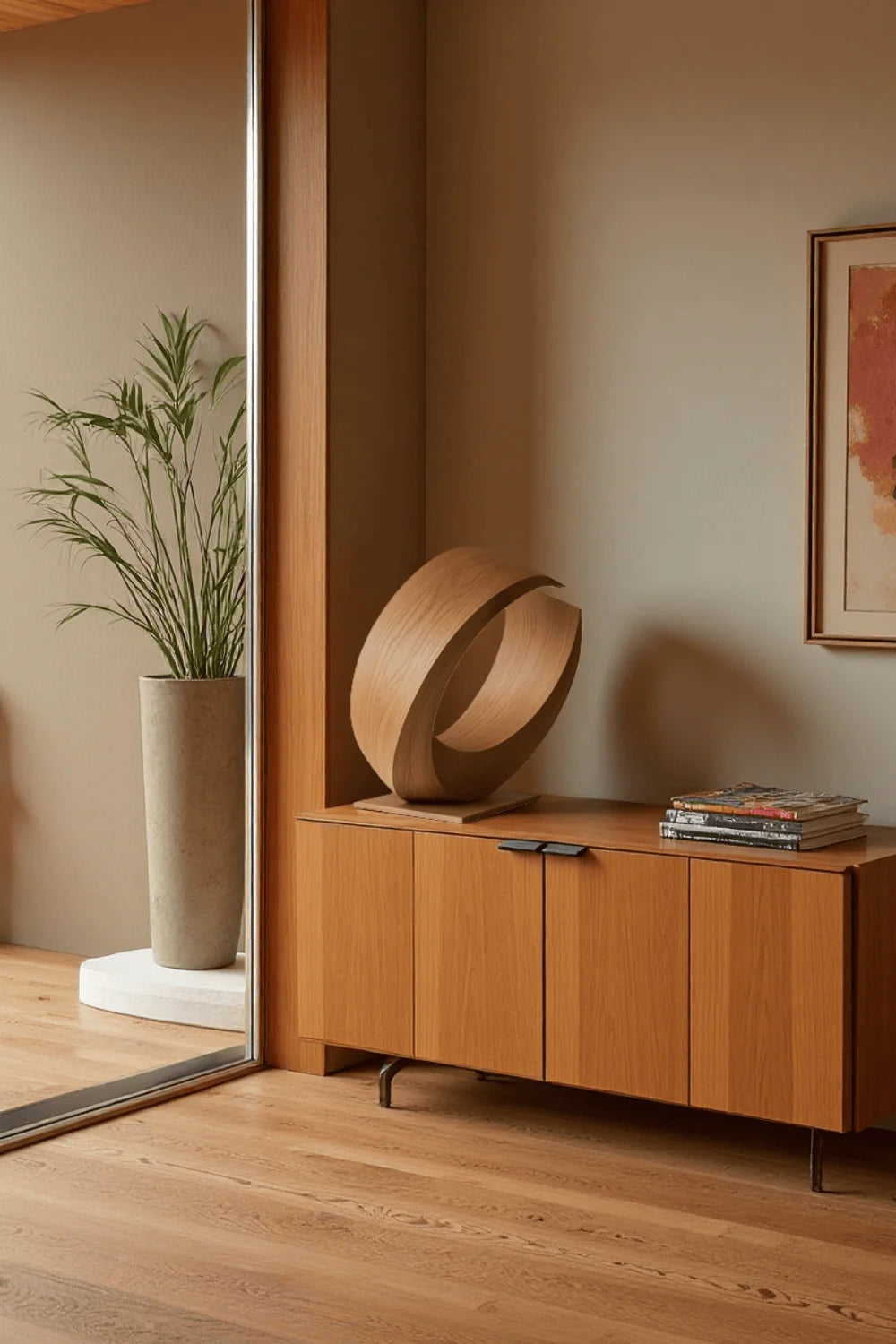 Abstract Wood Sculpture
