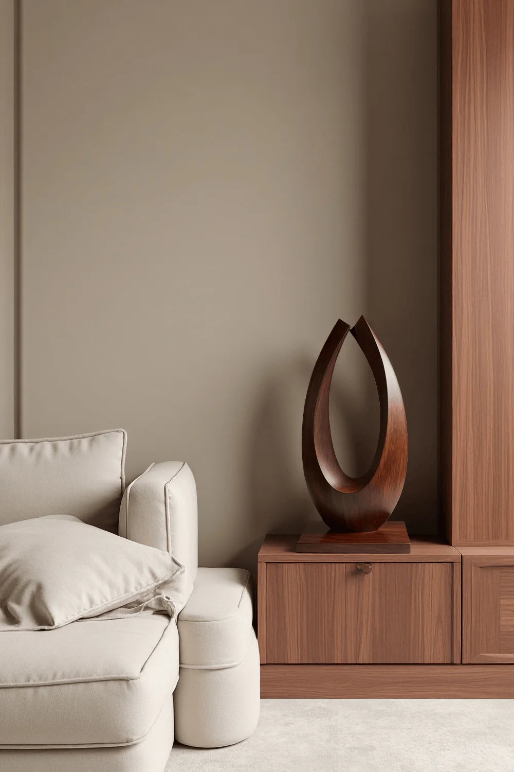 Abstract Wood Sculpture