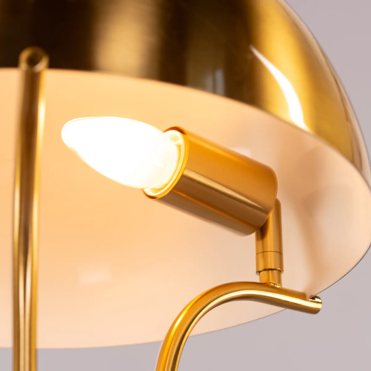 Painkiller (Black, Gold) Marble Table Lamp