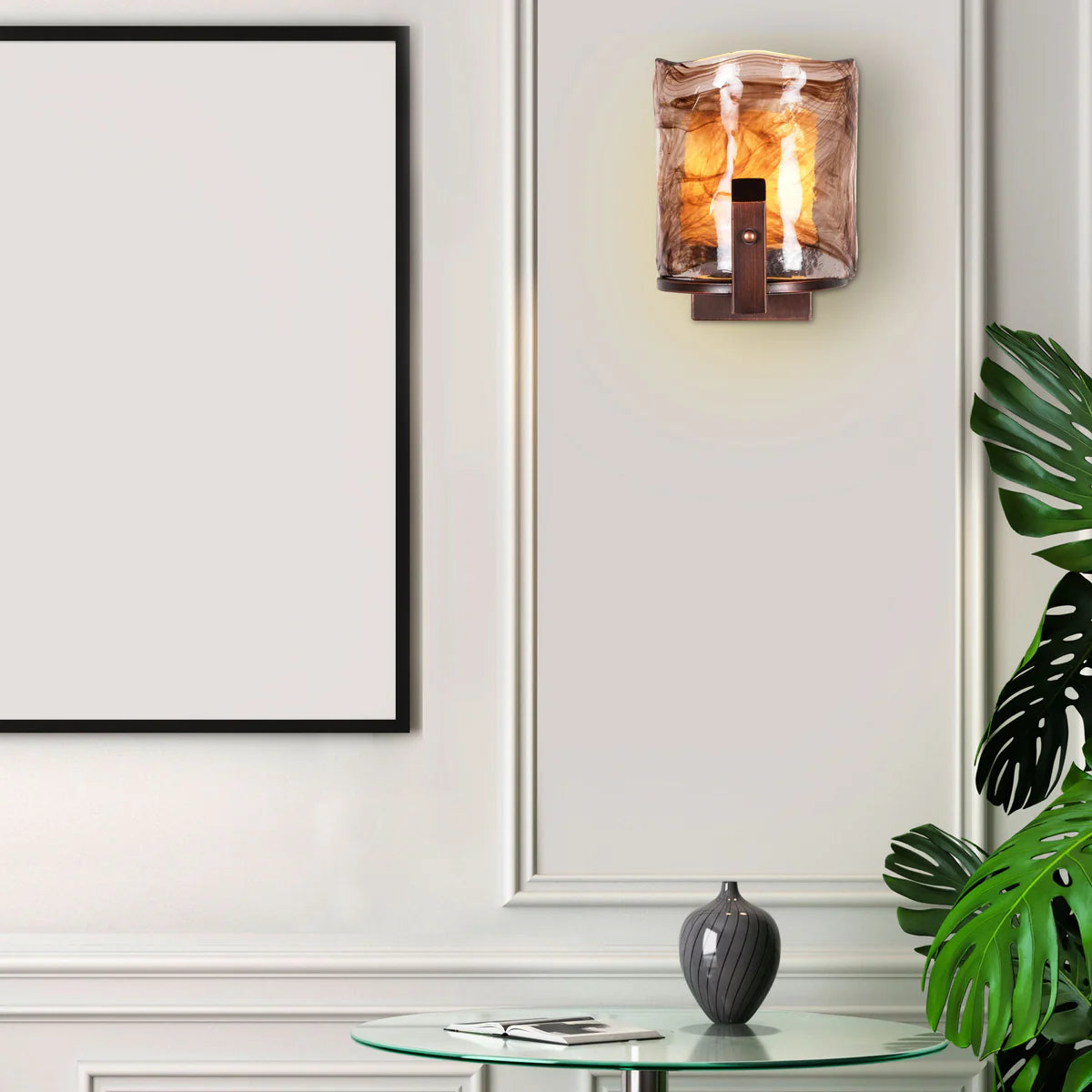 Unrequited Love (Coffee) Glass Wall Light