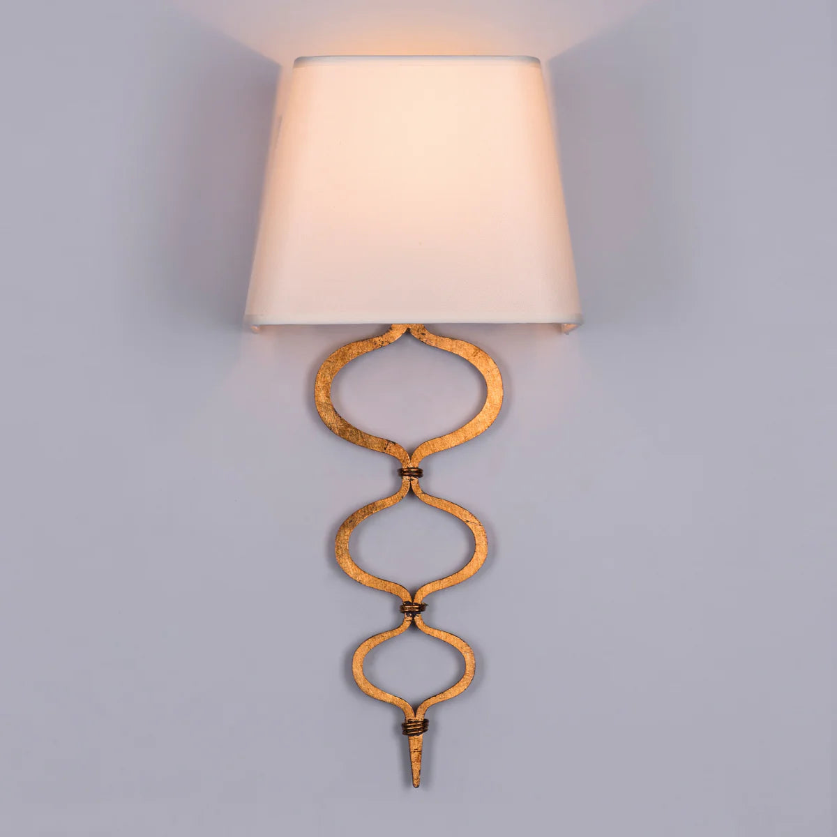 Sunlit (Cream, Gold, Foil Finish) Wall Light