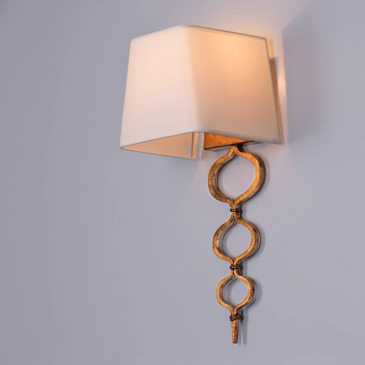 Sunlit (Cream, Gold, Foil Finish) Wall Light